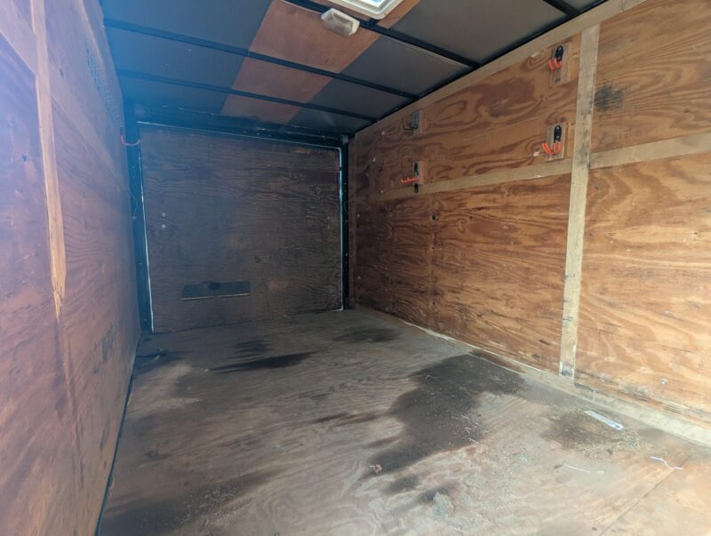 2018 South Ga Cargo USED 7X14 ENCLOSED WITH RAMP WHITE 7K - Image 8