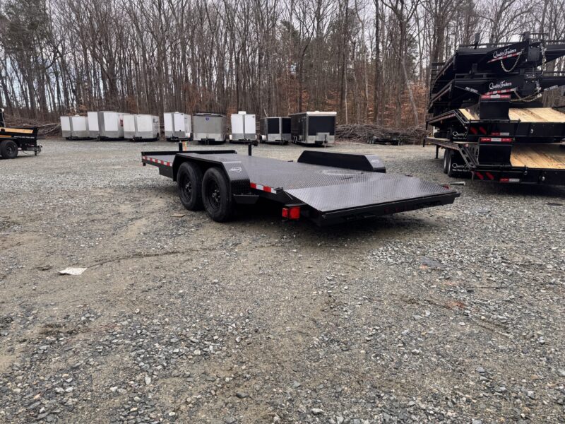 2025 Nolan 7x18 Car Hauler Trailer Metal Deck 7K GVWR - Image 6