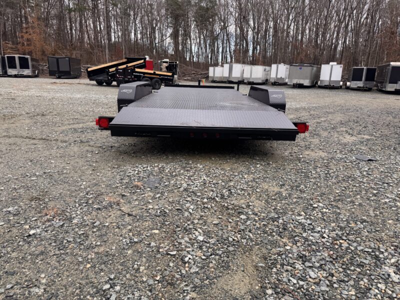 2025 Nolan 7x18 Car Hauler Trailer Metal Deck 7K GVWR - Image 3