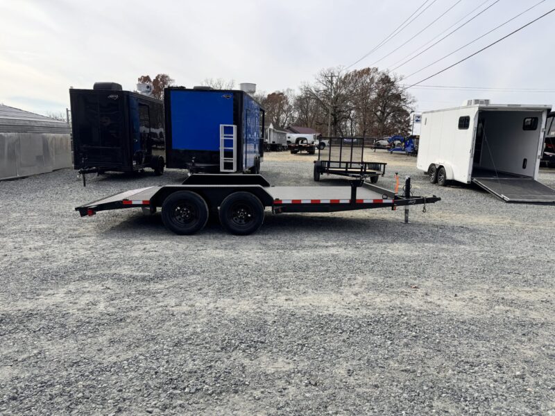 2025 Nolan 7x16 Car Hauler Trailer Metal Deck 7K GVWR - - Image 7