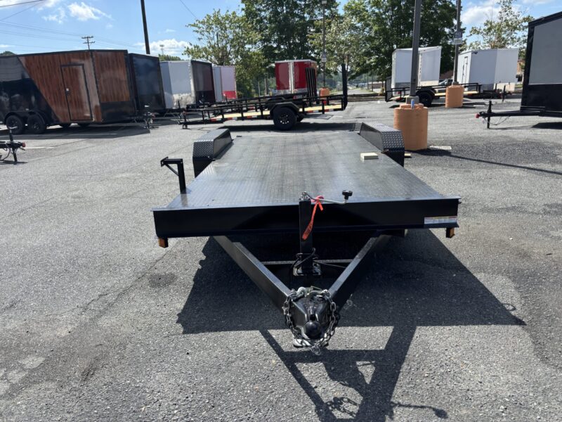 2025 Nolan Manufacturing 7x18 Car Hauler Trailer Metal Deck 7K GVWR - Image 5