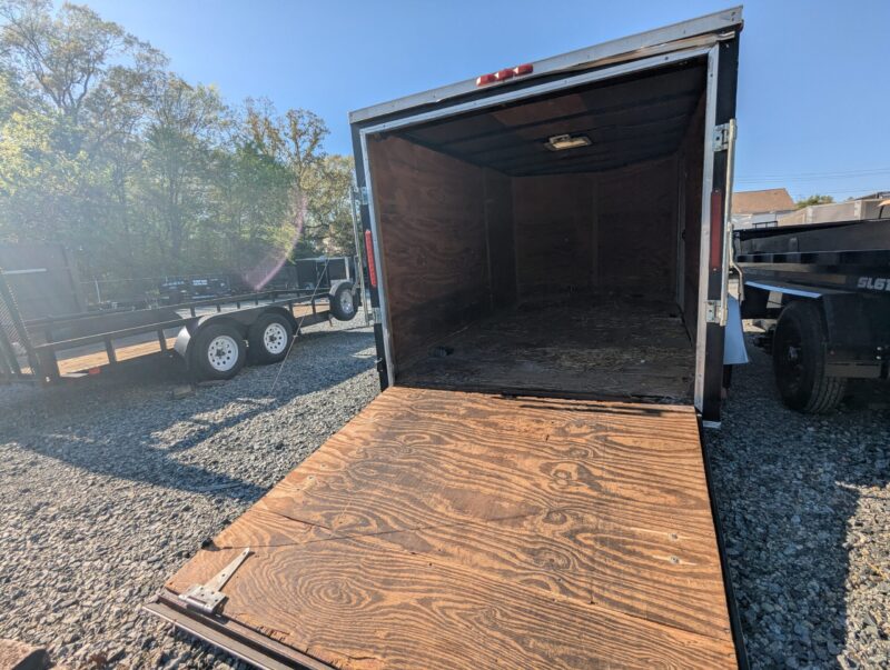 2017 Sgac USED 6X12 ENCLOSED WITH RAMP 3K BLACK - Image 7
