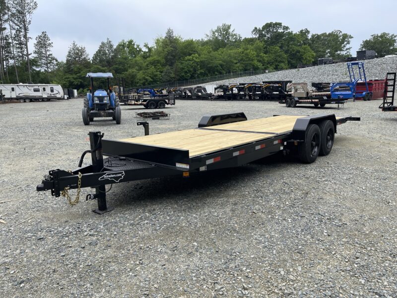 2025 Nolan 7x22 Equipment Trailer Half Tilt 17K GVWR -