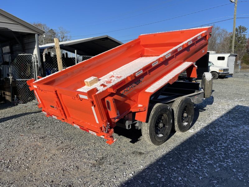 2025 Horizon HZ7 7x12 Dump Trailer 2' sides 15K GVWR for sale in Thomasville - Image 8