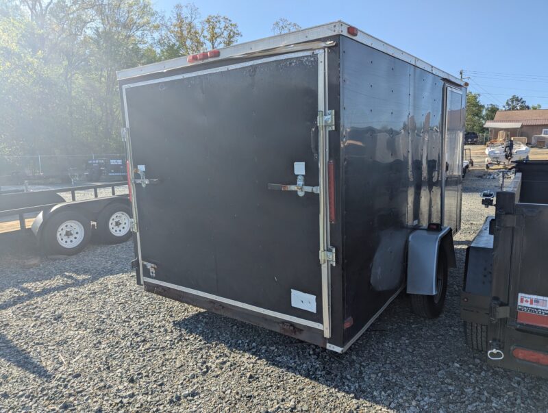 2017 Sgac USED 6X12 ENCLOSED WITH RAMP 3K BLACK - Image 6