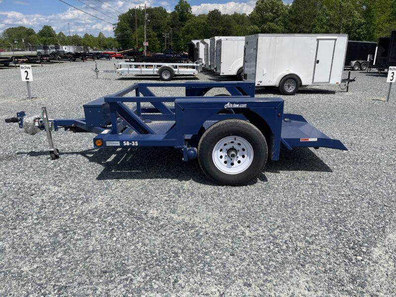 2025 Air-Tow S8-35 4x8.5 Drop Deck Trailer 3.5K Payload - Image 4