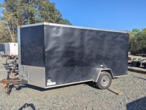 2017 Sgac USED 6X12 ENCLOSED WITH RAMP 3K BLACK