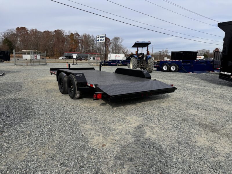 2025 Nolan 7x16 Car Hauler Trailer Metal Deck 7K GVWR - - Image 4
