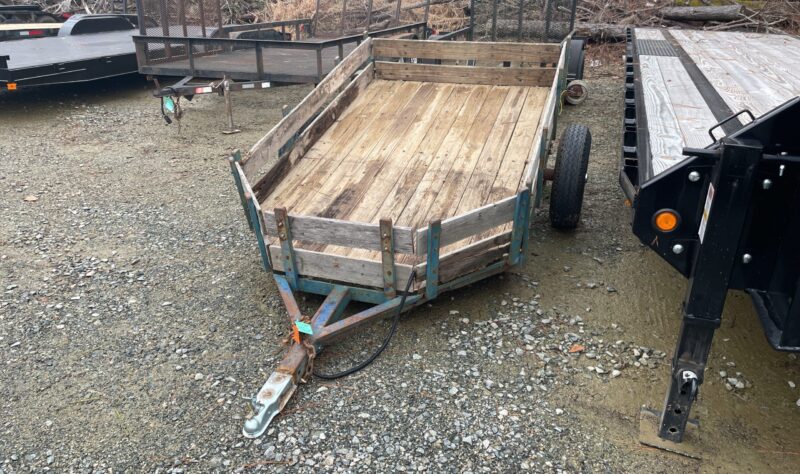 1991  USED Wood Sides 5x8 Utility Trailer 3K GVWR - Image 3