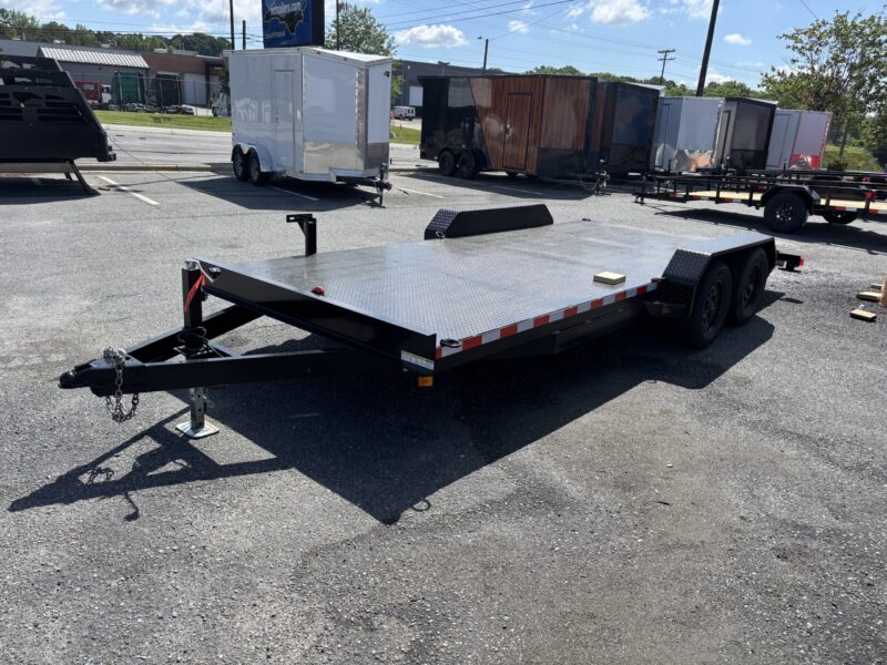 2025 Nolan Manufacturing 7x18 Car Hauler Trailer Metal Deck 7K GVWR - Image 2