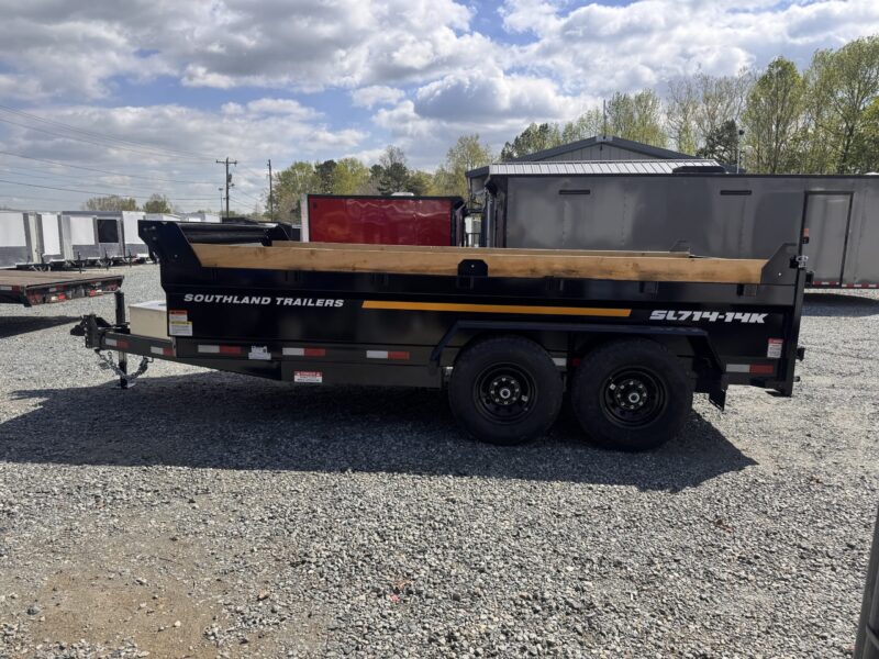 2025 Southland SL714-15K 7x14 Dump Trailer 2' Sides 15K GVWR - Image 8