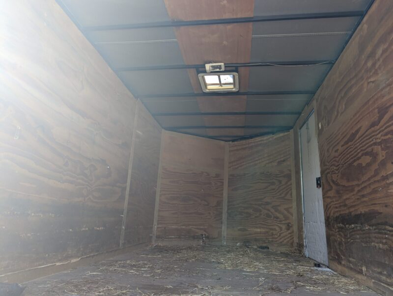 2017 Sgac USED 6X12 ENCLOSED WITH RAMP 3K BLACK - Image 8