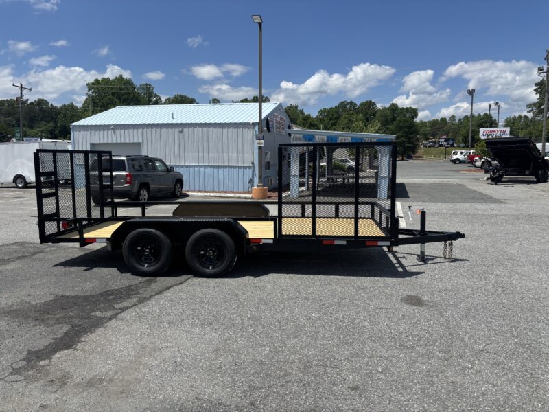 2025 Nolan 7x16 Utility Landscape Trailer Side Gate 7K GVWR - O - Image 9