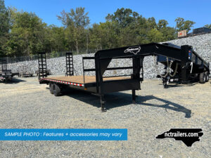 2025 Nolan 8.5x24 Deckover Gooseneck Equipment Trailer 17K GVWR