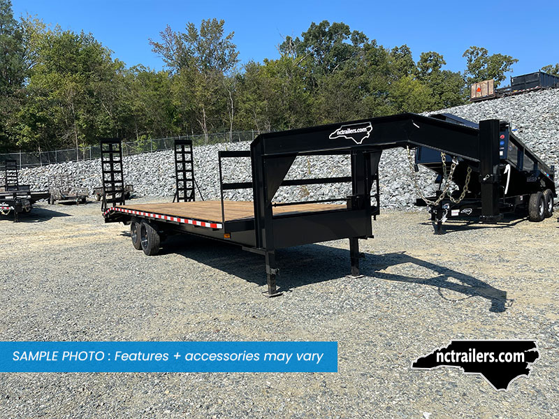 2025 Nolan 8.5x24 Deckover Gooseneck Equipment Trailer 17K GVWR