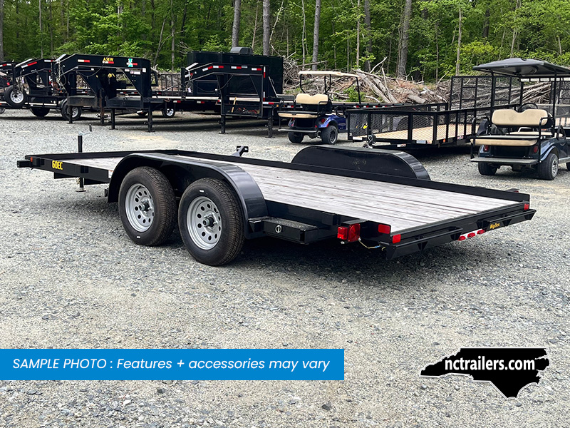 2025 Big Tex 60EC 7x16 Car Hauler Trailer Wood Deck 6K GVWR - On