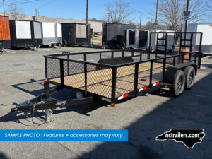 2025 Nolan 7x16 Utility Landscape Trailer 24" Mesh Sides 7K GVWR - On Order