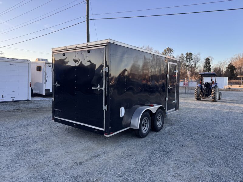 2021 Quality Cargo USED 7x14 Enclosed Trailer STD Ramp 7K GVWR - Image 4