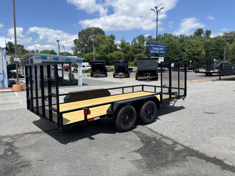 2025 Nolan 7x16 Utility Landscape Trailer Side Gate 7K GVWR - O - Image 3