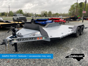 2025 RawMaxx SLX 8.5x20 Metal Deck Car Hauler 14K GVWR