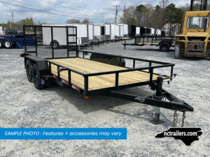 2025 Nolan 7x16 Utility Landscape Trailer 7K GVWR - On Order