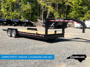 2025 Quality Of Ohio 7x24 Gooseneck Equipment Trailer 60/40 Tilt 14K GVWR