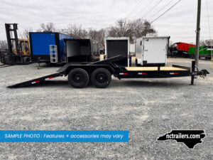2025 Nolan 7x22 Equipment Trailer Half Tilt 17K GVWR - On Order