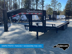 2025 Quality Of Ohio 8.5x24 Gooseneck Deckover Equipment Trailer 22K GVWR - On Order