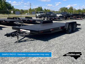 2025 Quality Of Ohio 7x20 Car Hauler Trailer Metal Deck 10K GVWR