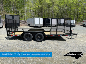 2025 Nolan 7x16 Utility Landscape Trailer Side Gate 7K GVWR - On Order