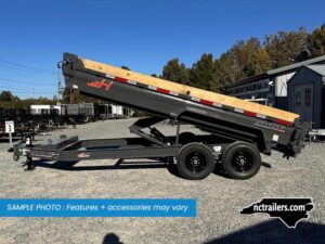 2025 Horizon EZ7 7x14 Dump Trailer 19" sides + 8" board 14K GVWR - On Order