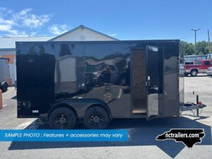 2025 Cynergy 7x14 Enclosed Trailer Pro Series Slant-V Blackout Ramp 7K GVWR - On Order