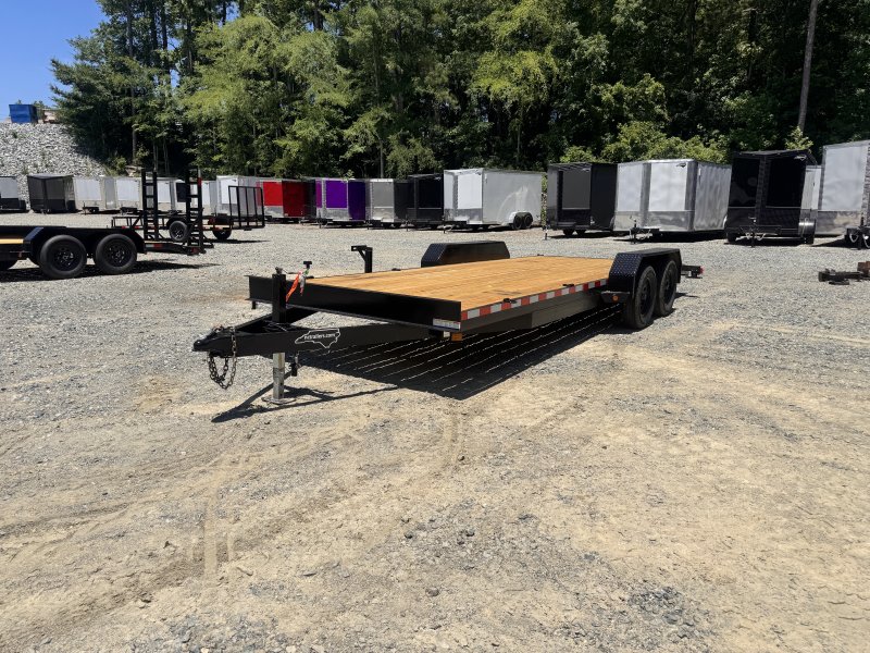 2025 Nolan 7x20 Car Hauler Trailer Wood Deck 7K GVWR -