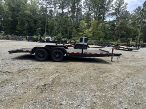 2025 Nolan 7x18 Car Hauler Trailer Metal Deck 7K GVWR