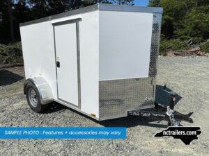 2025 Cynergy 5x8 Enclosed Trailer STD Ramp 3K GVWR - On Order