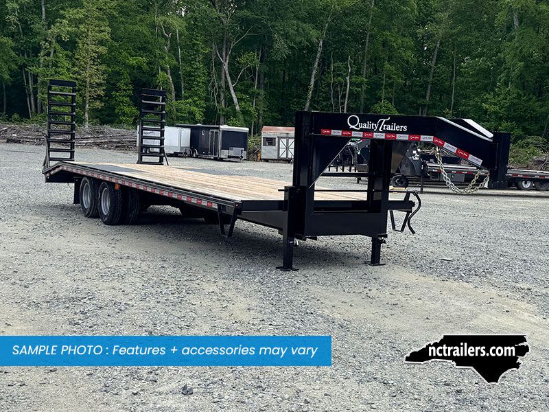 2025 Quality Of Ohio 8.5x28 Gooseneck Deckover Equipment Trailer 22K GVWR - On Order