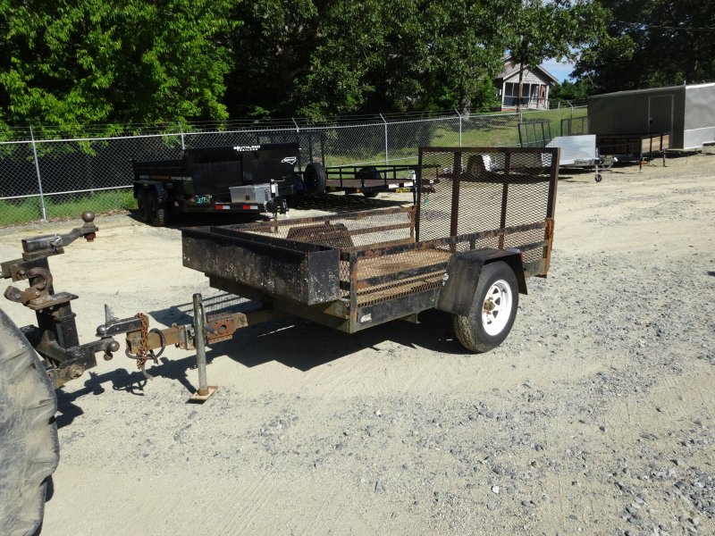 1980 Trai 5x8 Utility Trailer Mesh 2K GVWR