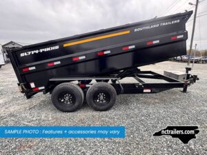 2025 Southland SL714-14KHS 7x14 Dump Trailer 4' Sides 15K GVWR - On Order