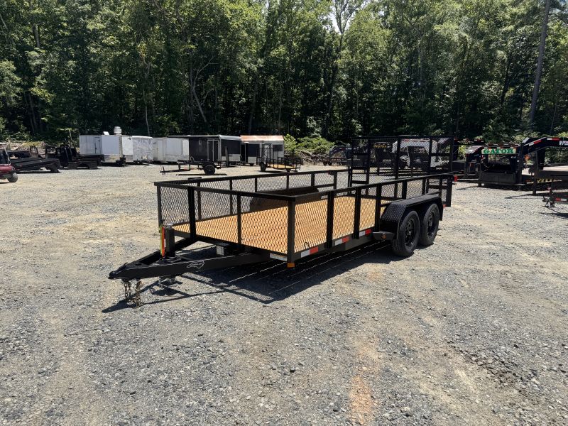 2025 Nolan 7x16 Utility Landscape Trailer 24" Mesh Sides 7K GVWR -