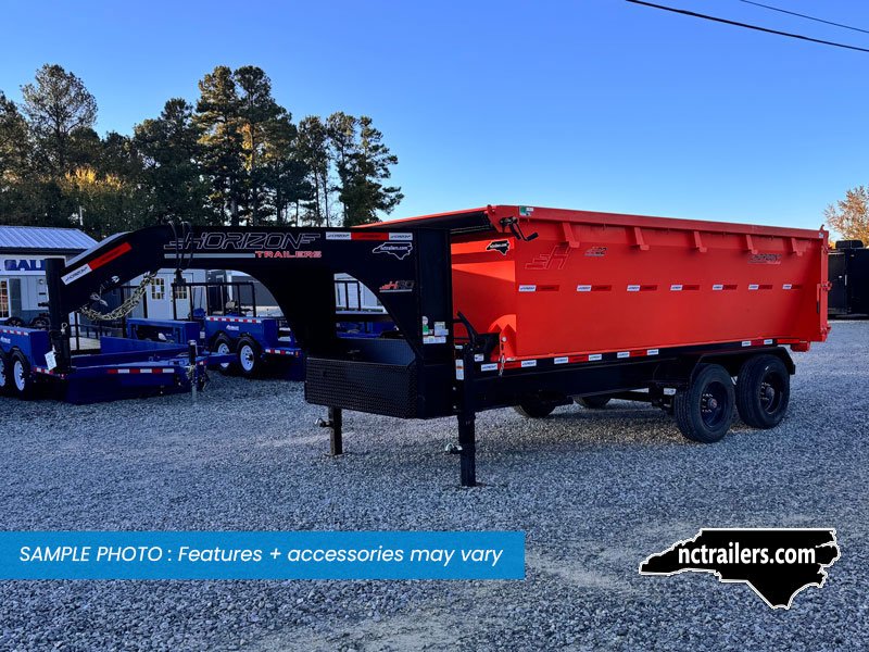 2025 Horizon HRD 8.5x16 Goose Neck Roll Off Dump Trailer 24K GVWR - On Order