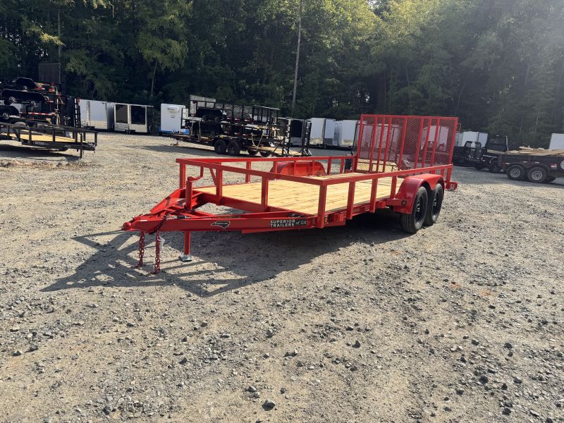 2025 Superior Trailers Of GA, Inc 6x16 Utility Landscape Trailer 7K GVWR