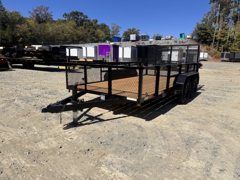 2026 Nolan 7x14 Utility Landscape Trailer 24" Mesh 7K GVWR