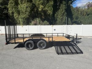 2025 Superior Trailers of GA 6x16 Side Gate Utility Landscape Trailer 7K GVWR