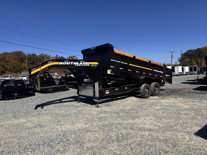 2026 Southland 7x16 Gooseneck Dump Trailer 27K GVWR