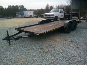 2023 Triple Crown Trailers USED 7x16 Car Hauler Trailer 7K GVWR