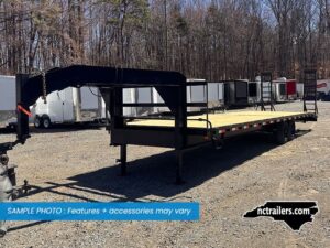 2026 Nolan 8.5x32 Gooseneck Deckover Equipment Trailer 17K GVWR
