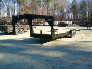 2026 Nolan 7x24 Gooseneck Equipment Trailer Half Tilt 14K GVWR
