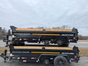 2026 Southland 7x14 Dump Trailer 2' Sides 17K GVWR