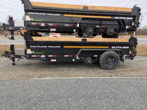 2026 Southland 7x14 Dump Trailer 2' Sides 17K GVWR