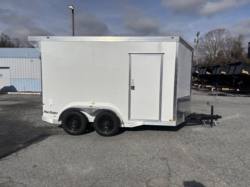 2025 Cynergy 7x12 Enclosed Trailer Pro Series Slant-V Ramp 7K GVWR